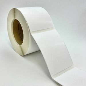 Rollo etq.30x60/1 Pp Bco Brillo Ink-Perm  0/0- St B-R