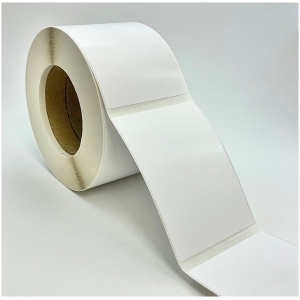 Rollo etq.30x60/1 Pp Bco Brillo Ink-Perm  0/0- St B-R