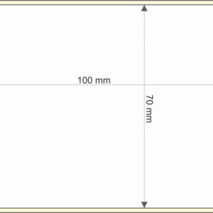 Rollo etq.100x70/1 Papel B SemiBr Ink-Perm 0/0- St B-R