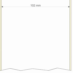 ROLLO Pp Bco Mate Ink-Perm 102 mm x 29 mt - St